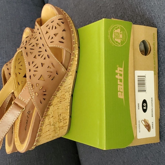 Earth Wedge Sandals - Picture 5 of 5